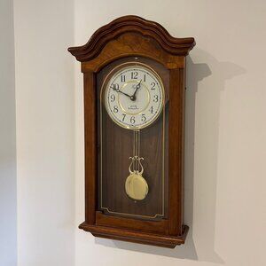 Ergo Westminster quartz wooden wall clock